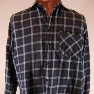 Very Cool Hipster RUFUS Plaid Shirt * LARGE